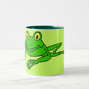 Bicolor Taza de la rana