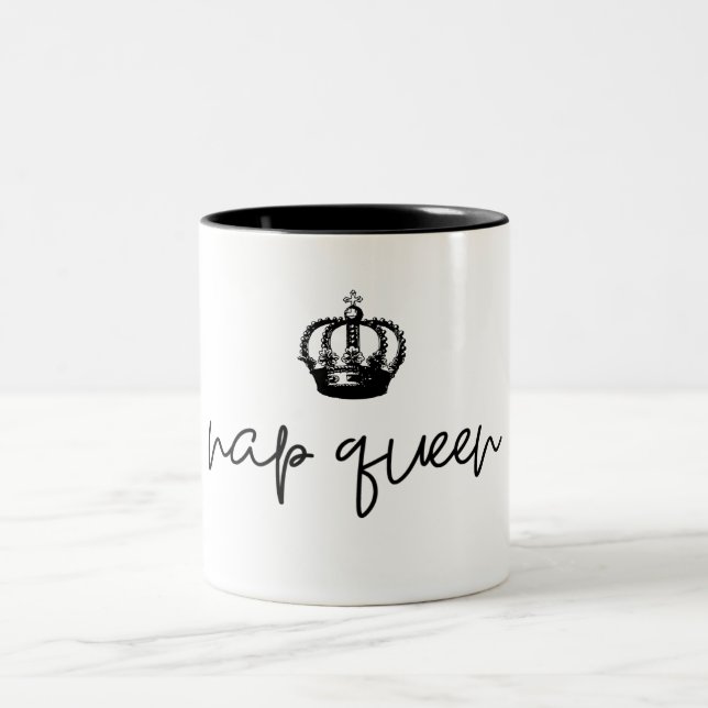Bicolor Taza de la reina de la siesta (Centro)