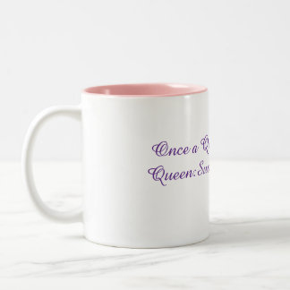 Bicolor Taza de la Reina Susan Gentle. Inspira confianza e
