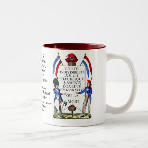 Bicolor Taza de la Revolución Francesa