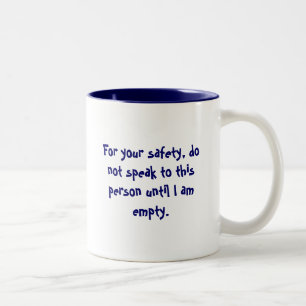 Bicolor Taza de la seguridad