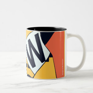 Bicolor Taza de la señal de tráfico