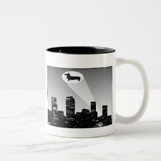 Bicolor Taza de la señal del Corgi