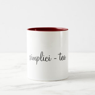 Bicolor Taza de la simplicidad
