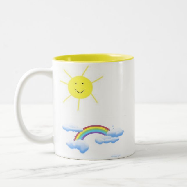 Bicolor Taza de la sol (Izquierda)