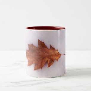 Bicolor Taza de la soledad del otoño