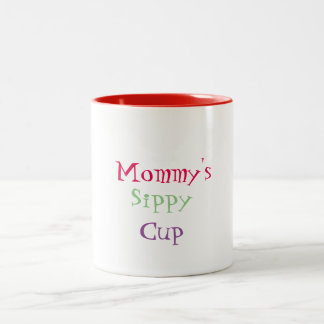 Bicolor Taza de la taza de Sippy de la mamá