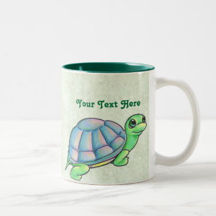 Bicolor Taza de la tortuga