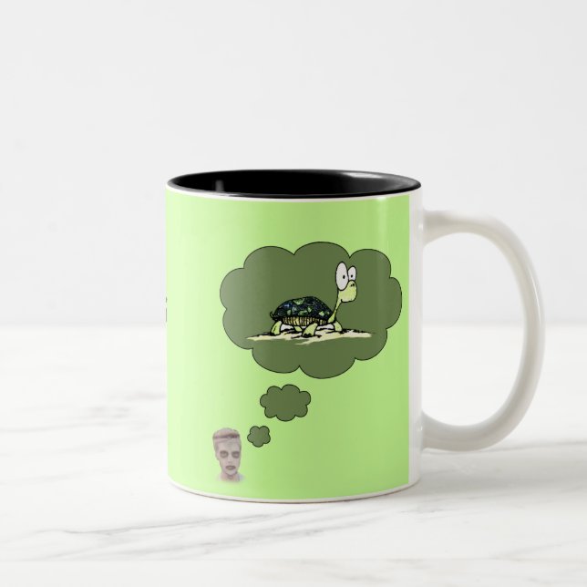 Bicolor Taza de la tortuga (Derecha)