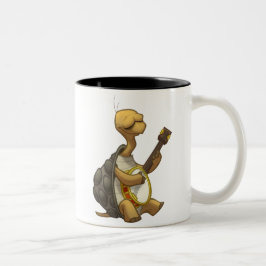 Bicolor Taza de la tortuga del Banjo-Strummin'