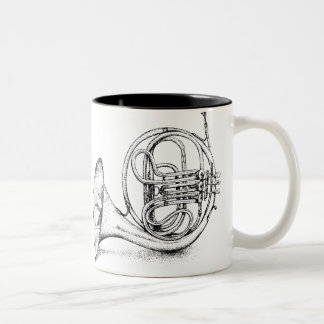 Bicolor Taza de la trompa