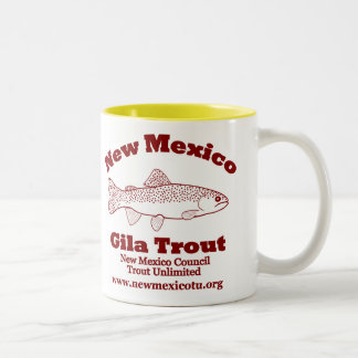 Bicolor Taza de la trucha de New México el Gila