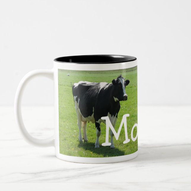 Bicolor Taza de la vaca (Izquierda)