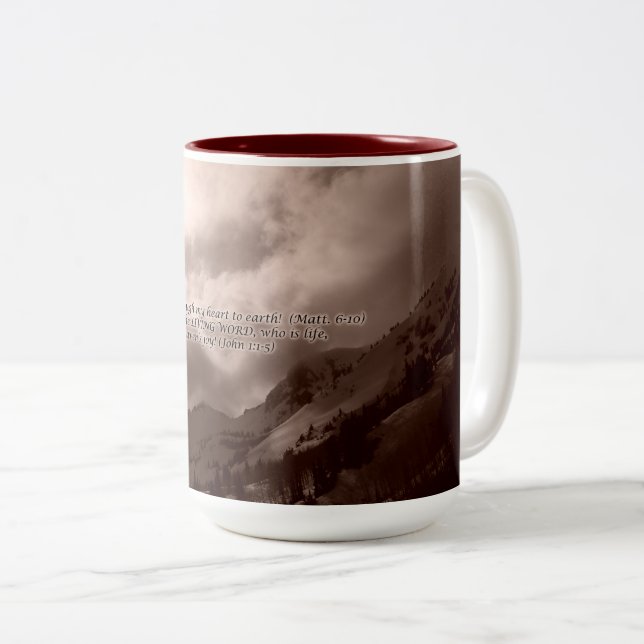 Bicolor Taza de la vida (Anverso derecho)