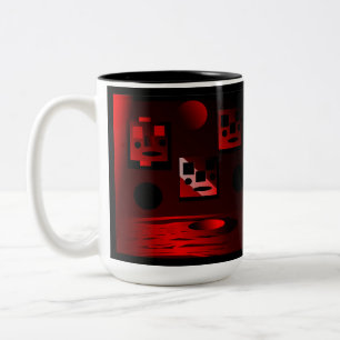 Bicolor Taza de la vida en Marte