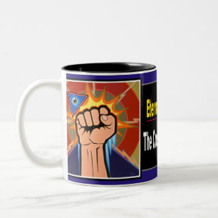 Bicolor Taza de la "vigilancia eterna"