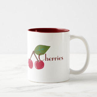 Bicolor Taza de las cerezas