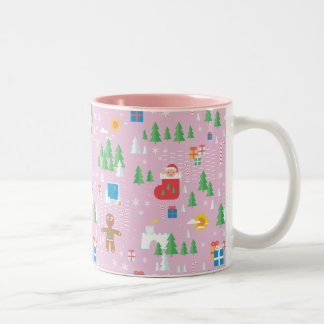 Bicolor Taza de las Felices Navidad