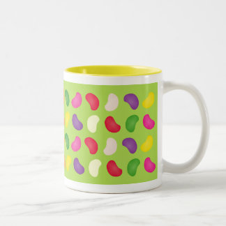 Bicolor Taza de las habas de jalea