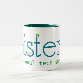 Bicolor Taza de las hermanas