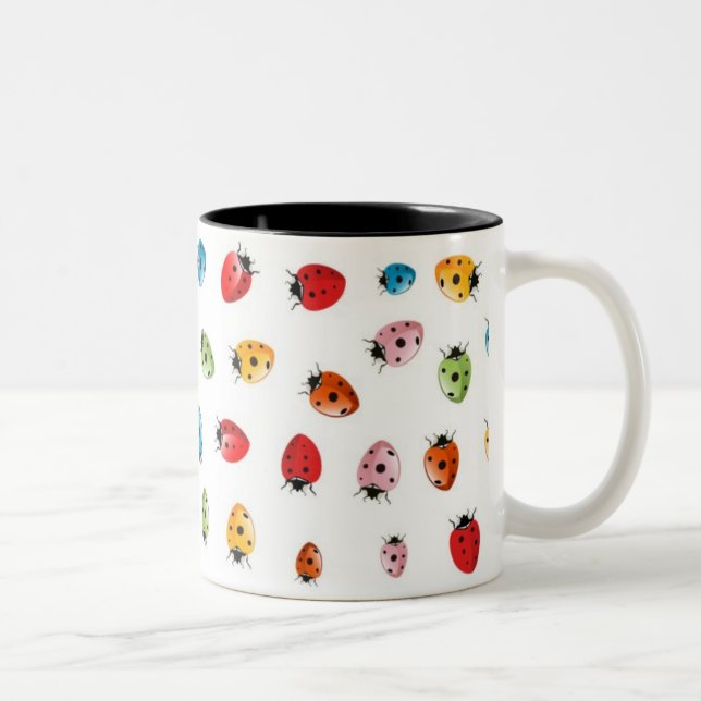 Bicolor Taza de las mariquitas (Derecha)