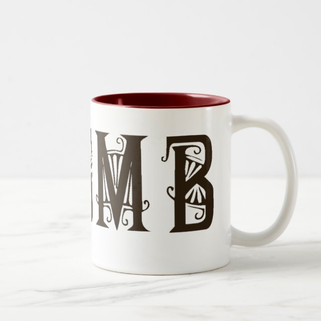 Bicolor Taza de las siglas de ENSMB (Derecha)