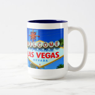 Bicolor Taza de Las Vegas