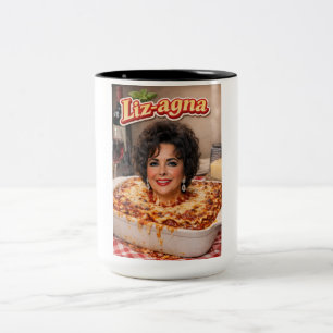 Bicolor Taza de lasaña de Elizabeth Taylor