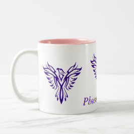 Bicolor Taza de levantamiento púrpura majestuosa del