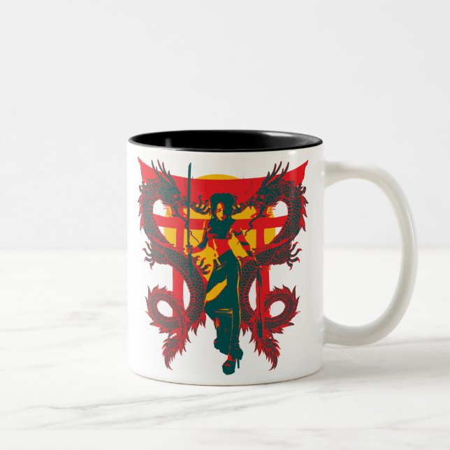 Bicolor Taza de Lilly del dragón (Derecha)
