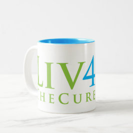 Bicolor Taza de Liv4TheCure