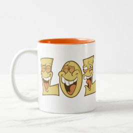 Bicolor Taza de LOL