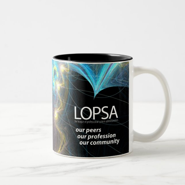 Bicolor Taza de LOPSA (Derecha)