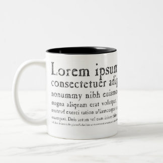 Bicolor Taza de Lorem Ipsum