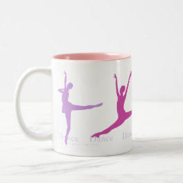 Bicolor Taza de los bailarines