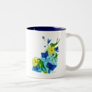 Bicolor Taza de los buceadores del libro