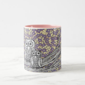 Bicolor Taza de los búhos 27