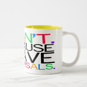 Bicolor Taza de los ensayos