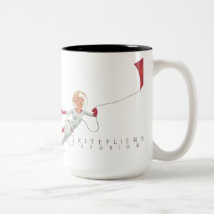 Bicolor Taza de los estudios de Kitefliers