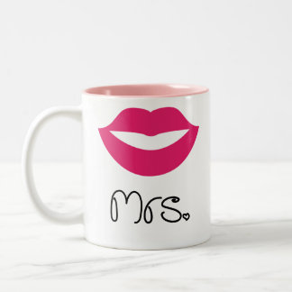 Bicolor Taza de los labios