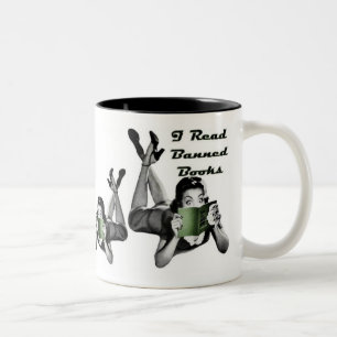 Bicolor Taza de los libros prohibidos