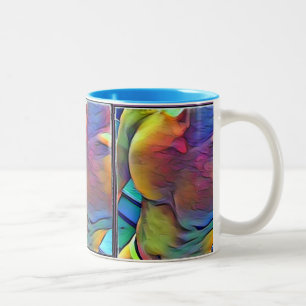 Bicolor Taza de los nadadores