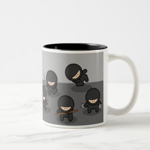 Bicolor taza de los ninjas