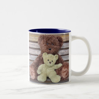 Bicolor Taza de los peluches