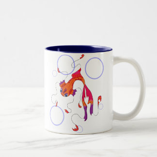 Bicolor Taza de los pescados