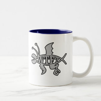 Bicolor Taza de los pescados de WTF