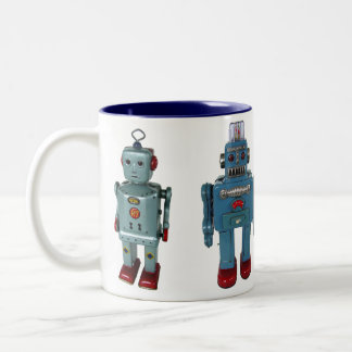 Bicolor Taza de los robots
