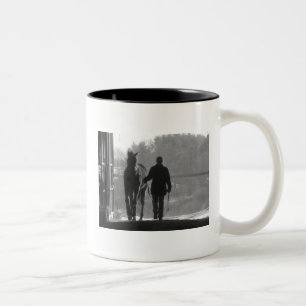 Bicolor Taza de Lucy que camina