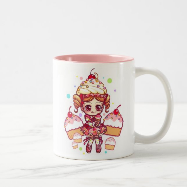 Bicolor taza de Magdalena-chan (Derecha)