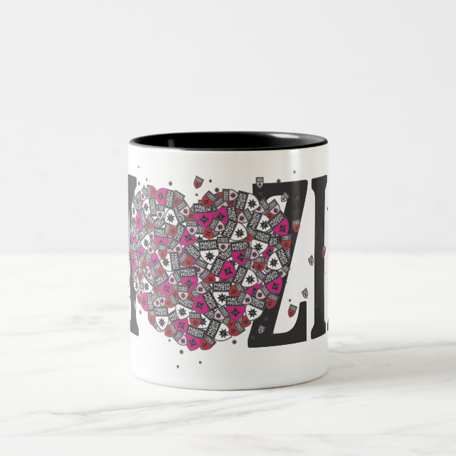 Bicolor Taza de Magik Muzik MUZIK (Centro)